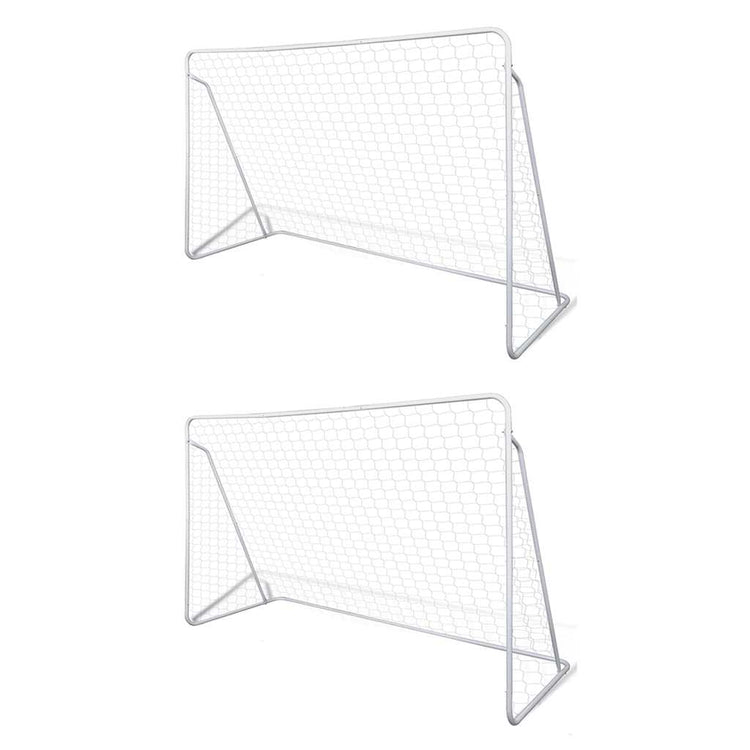 VIDAXL FOOTBOSS BUTS 2 PCS 240x90x150 cm en acier