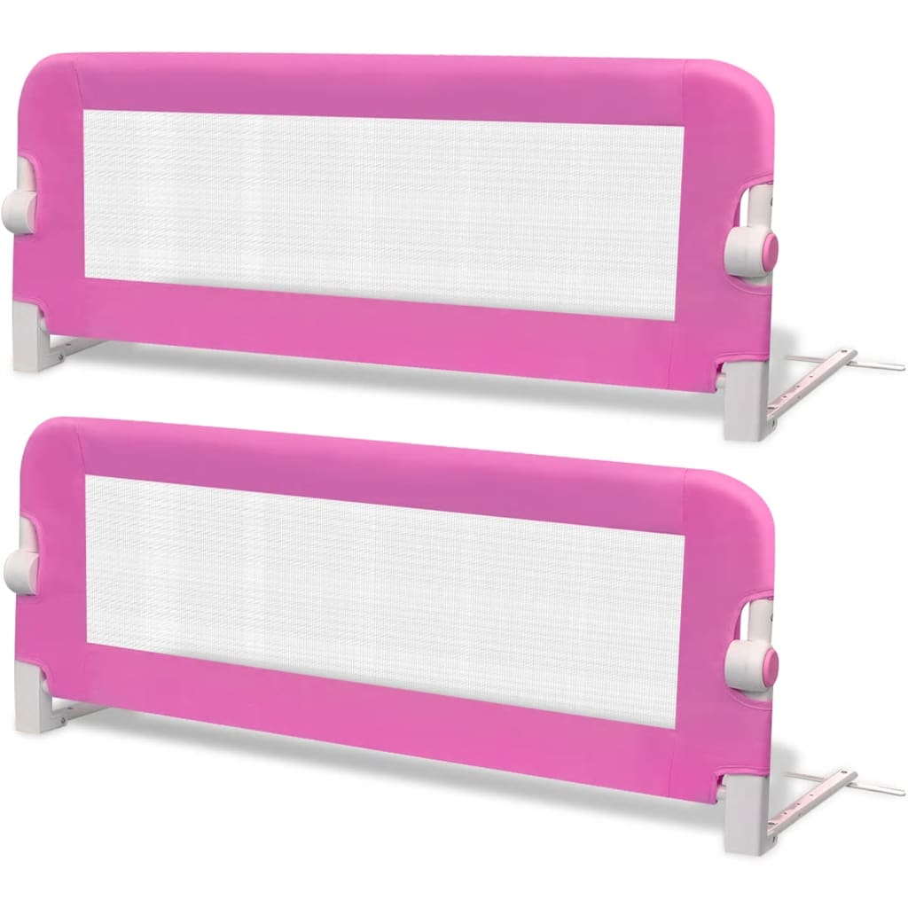 Vidaxl Lits pour enfants 2 PCS 102x42 cm rose