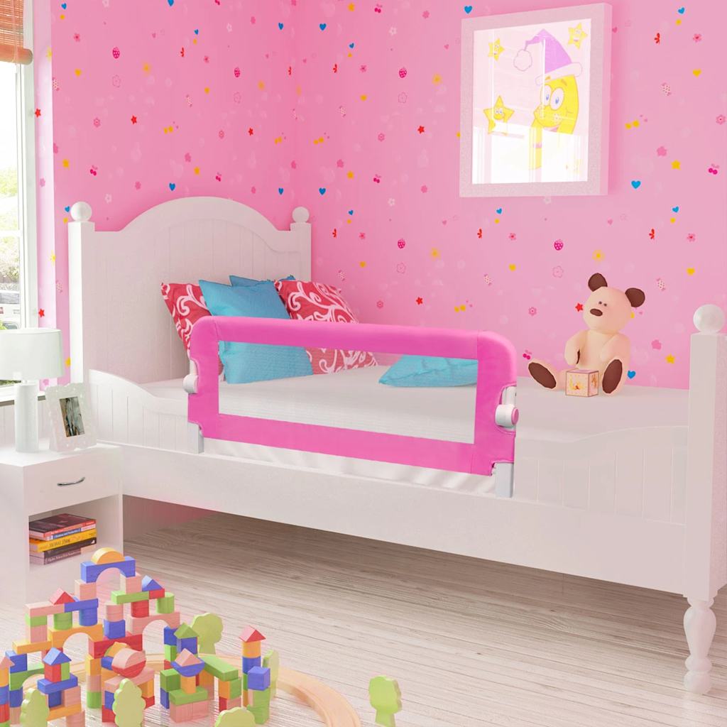 Vidaxl Lits pour enfants 2 PCS 102x42 cm rose