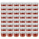 Pots de confiture Vidaxxl avec couvercles argentés 48 pcs 110 ml verre