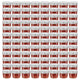 Pots de confiture Vidaxxl avec couvercles argentés 96 pcs 110 ml verre
