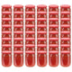 Vidaxl Jams Jars avec couvercles rouges 48 PCS 230 ml de verre