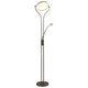 Lampe vidaxl debout 18 W Dimmable 180 cm Colore en argent