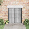 Vidaxl Door auvent 200x75 cm pc gris et transparent