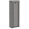 Armoire à chaussures Vidaxl avec couvercle 57x29x162 cm Gray