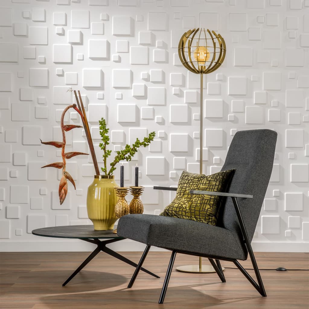 Panneaux muraux Wallart Wallart 24 ST 3D GA-WA09 Squares