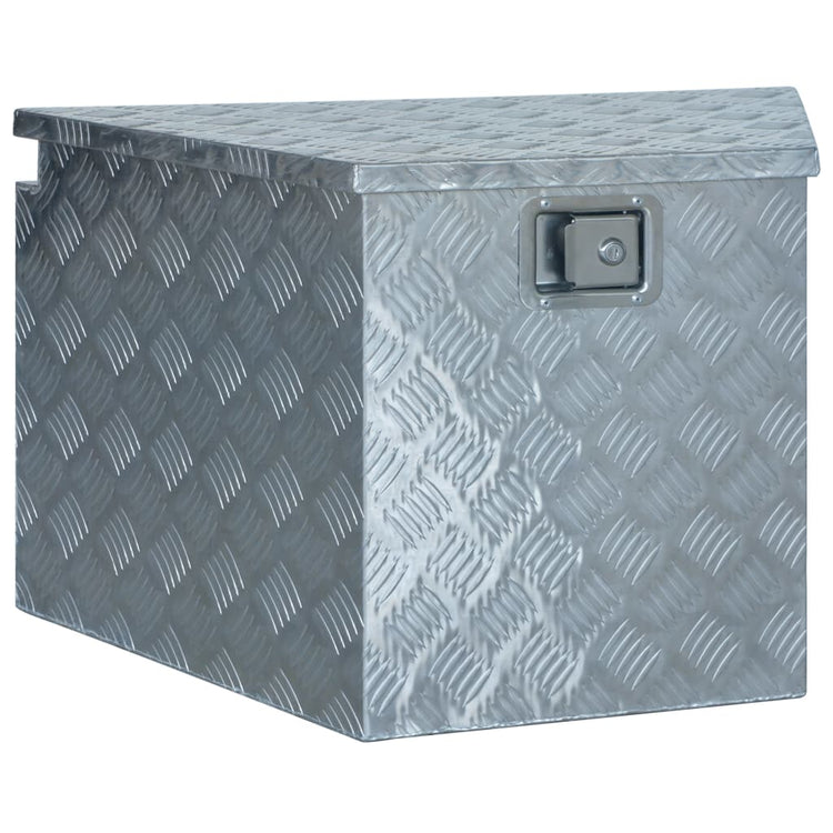 Vidaxl Box en aluminium 737 381x410x460 mm de couleur argentée