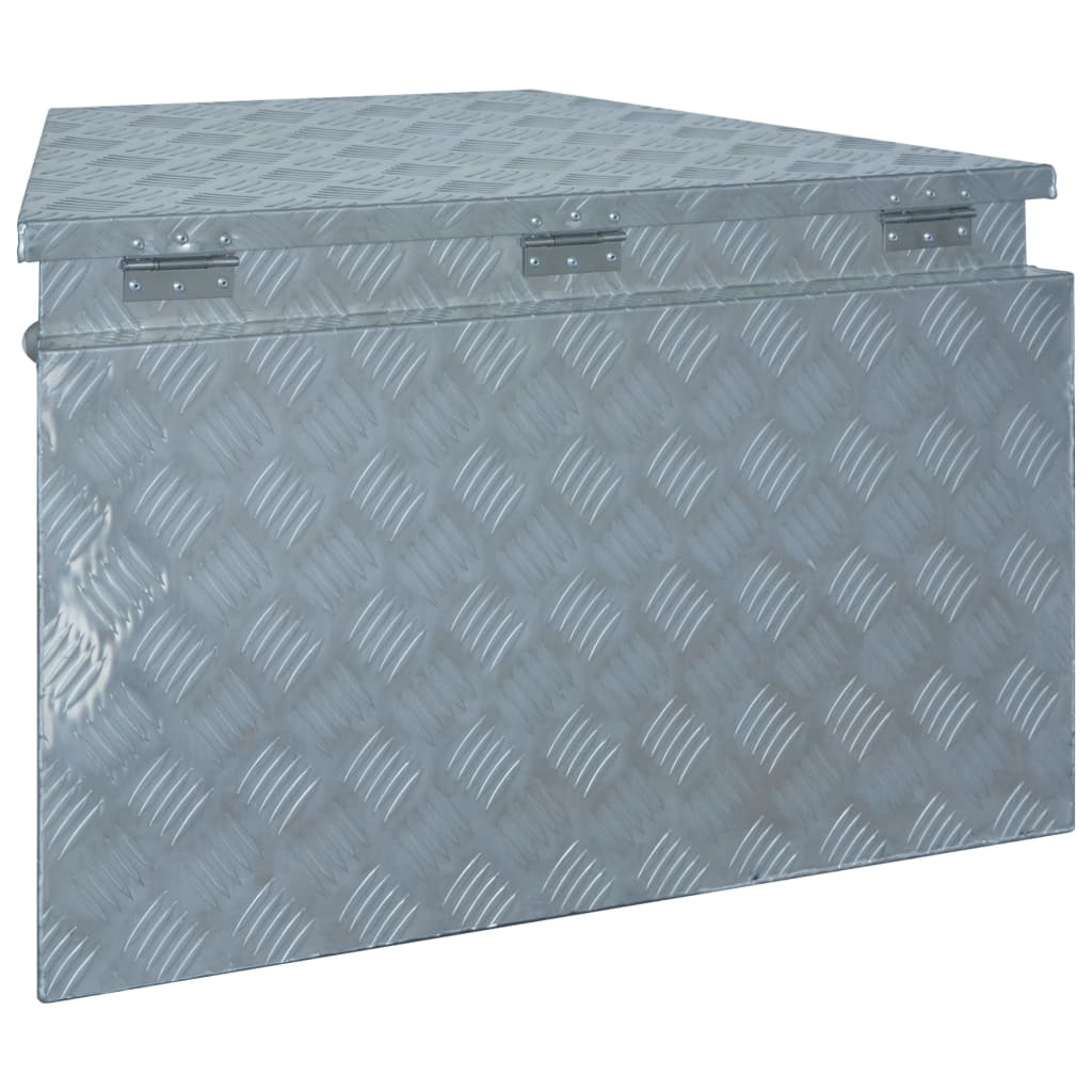 Vidaxl Box en aluminium 737 381x410x460 mm de couleur argentée