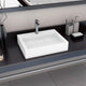Vidaxl Washbasin 60x38x11 cm en marbre minéral moulé moulé blanc