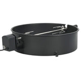 Vidaxl BBQ Ronisserie Anneau 57 cm noir - afbeelding 1