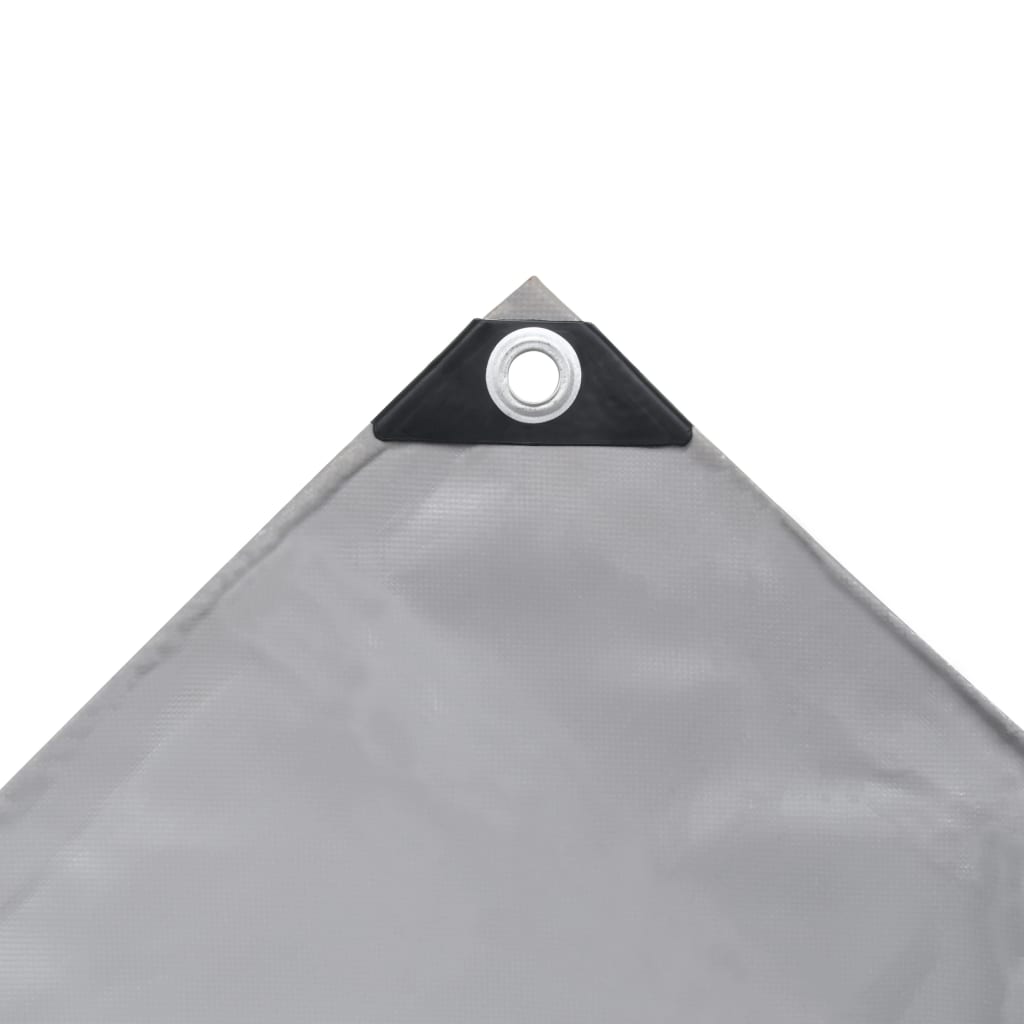 Dispositif Vidaxl 650 g m² 1,5x10 m gris