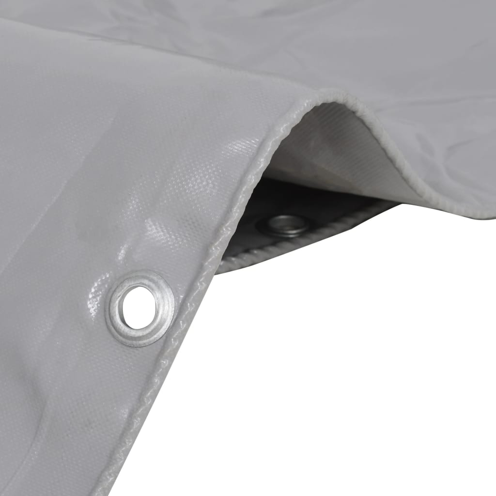 Dispositif Vidaxl 650 g m² 6x8 m gris