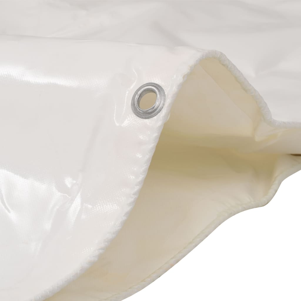 Dispositif Vidaxl 650 g m² 3,5x5 m blanc
