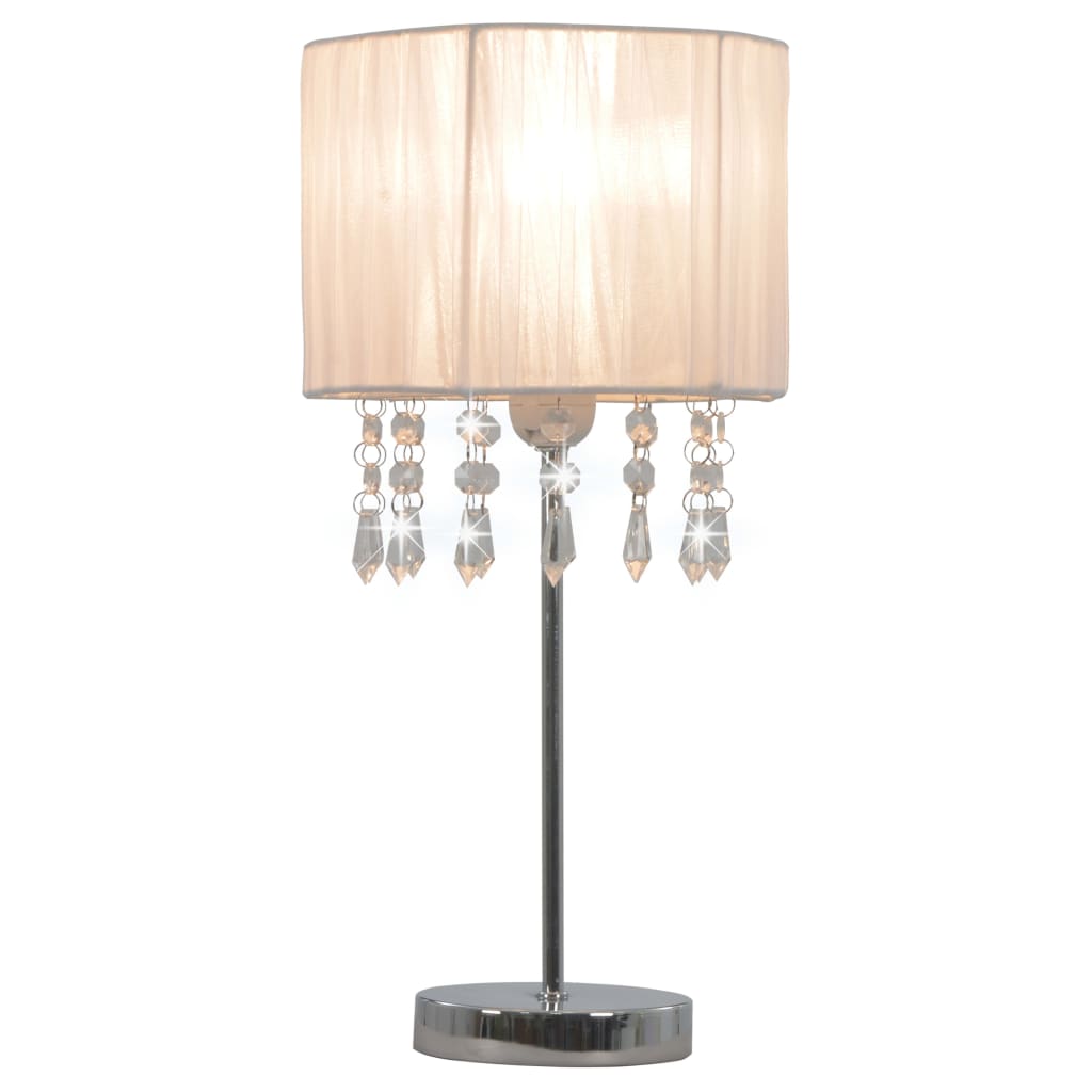 Lampe de bureau vidaxl autour de e27 blanc