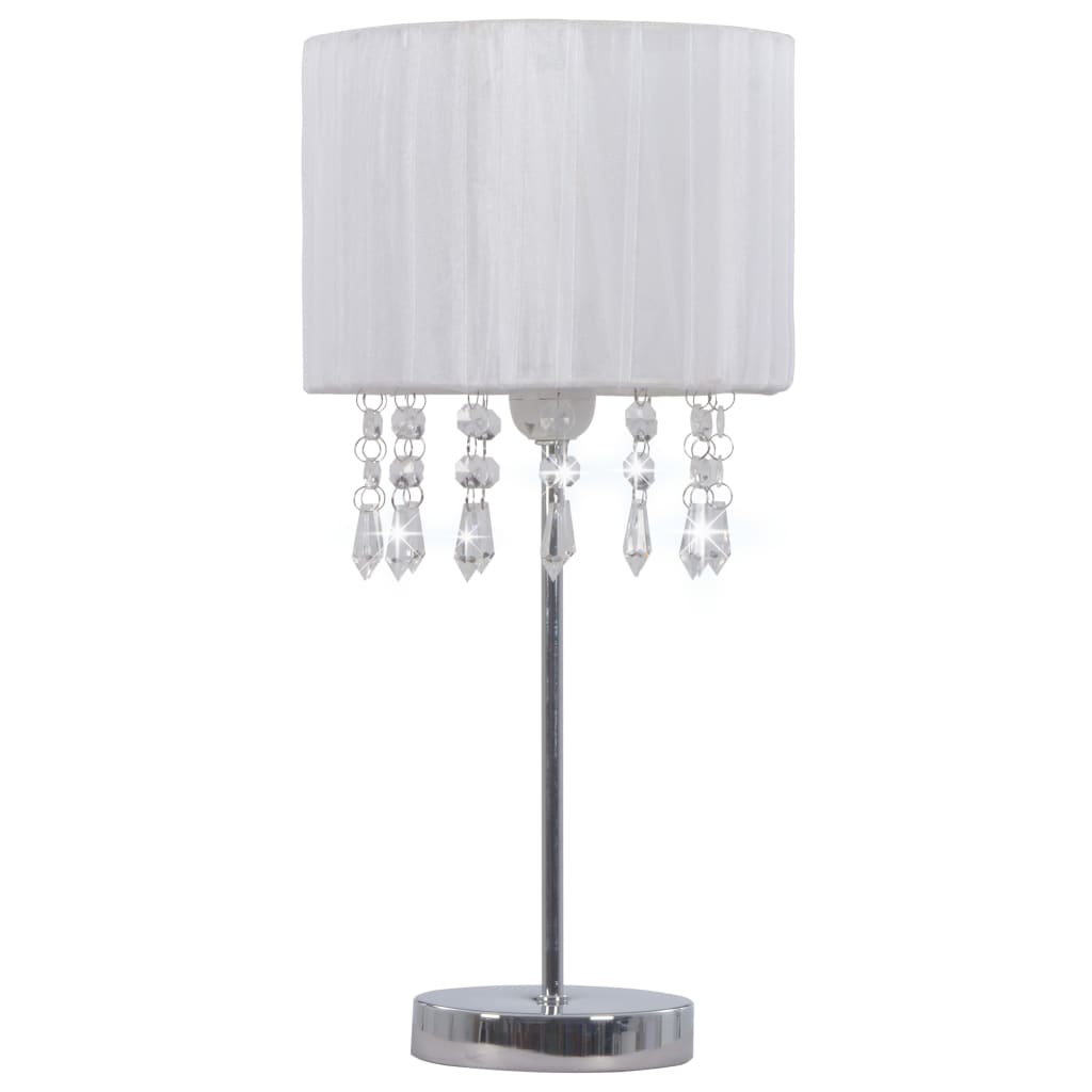 Lampe de bureau vidaxl autour de e27 blanc