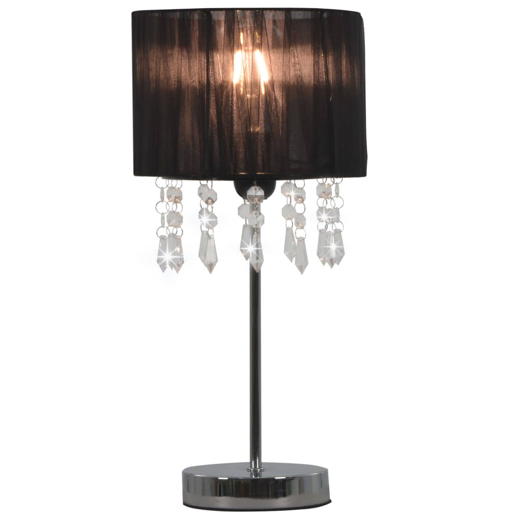 Lampe de bureau vidaxl autour de E27 noir