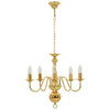 Vidaxl lustre 5xe14 or couleur or