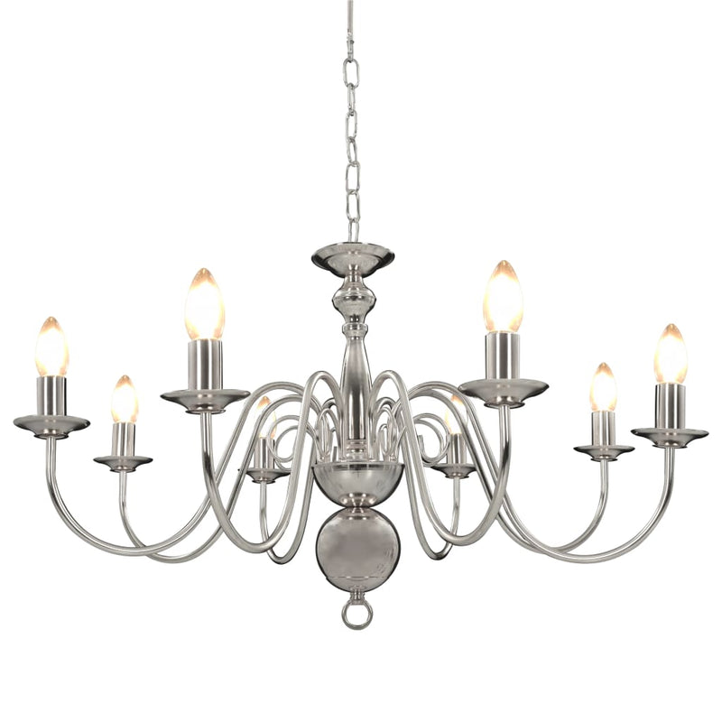 Vidaxl Chandelier 8XE14 Couleurs en argent