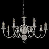 Vidaxl Chandelier 8XE14 Couleurs en argent - afbeelding 3