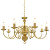 Vidaxl lustre 8xe14 or couleur or