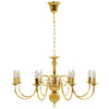Vidaxl lustre 8xe14 or couleur or