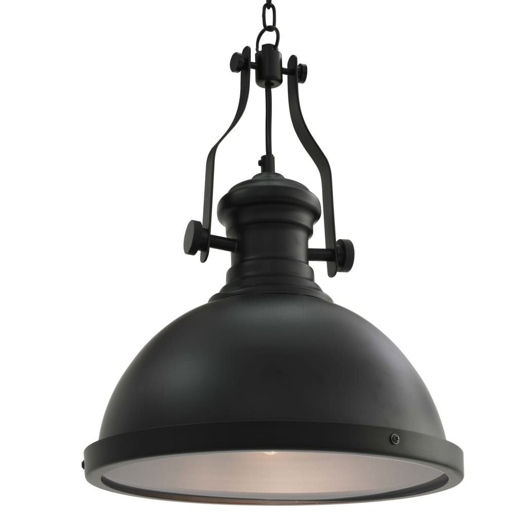 Lampe de plafond vidaxl autour de E27 noir