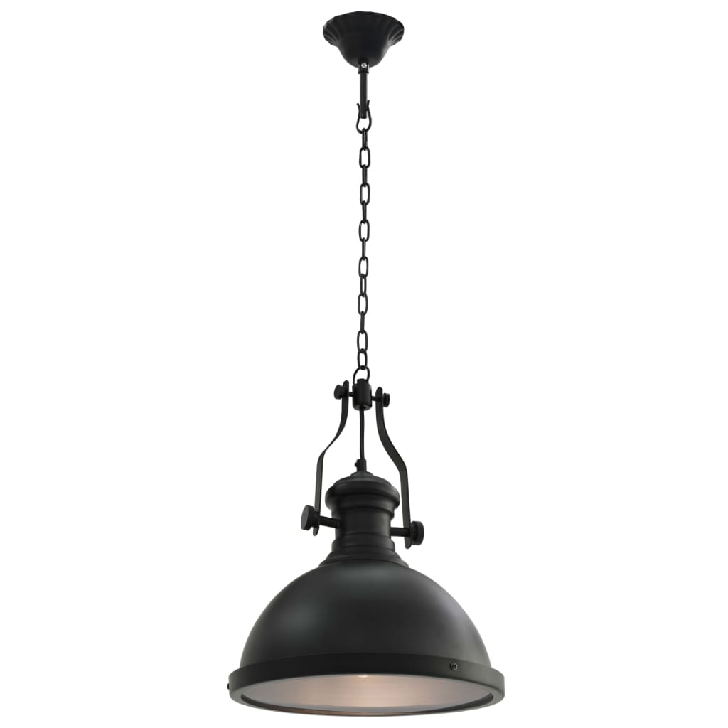 Lampe de plafond vidaxl autour de E27 noir