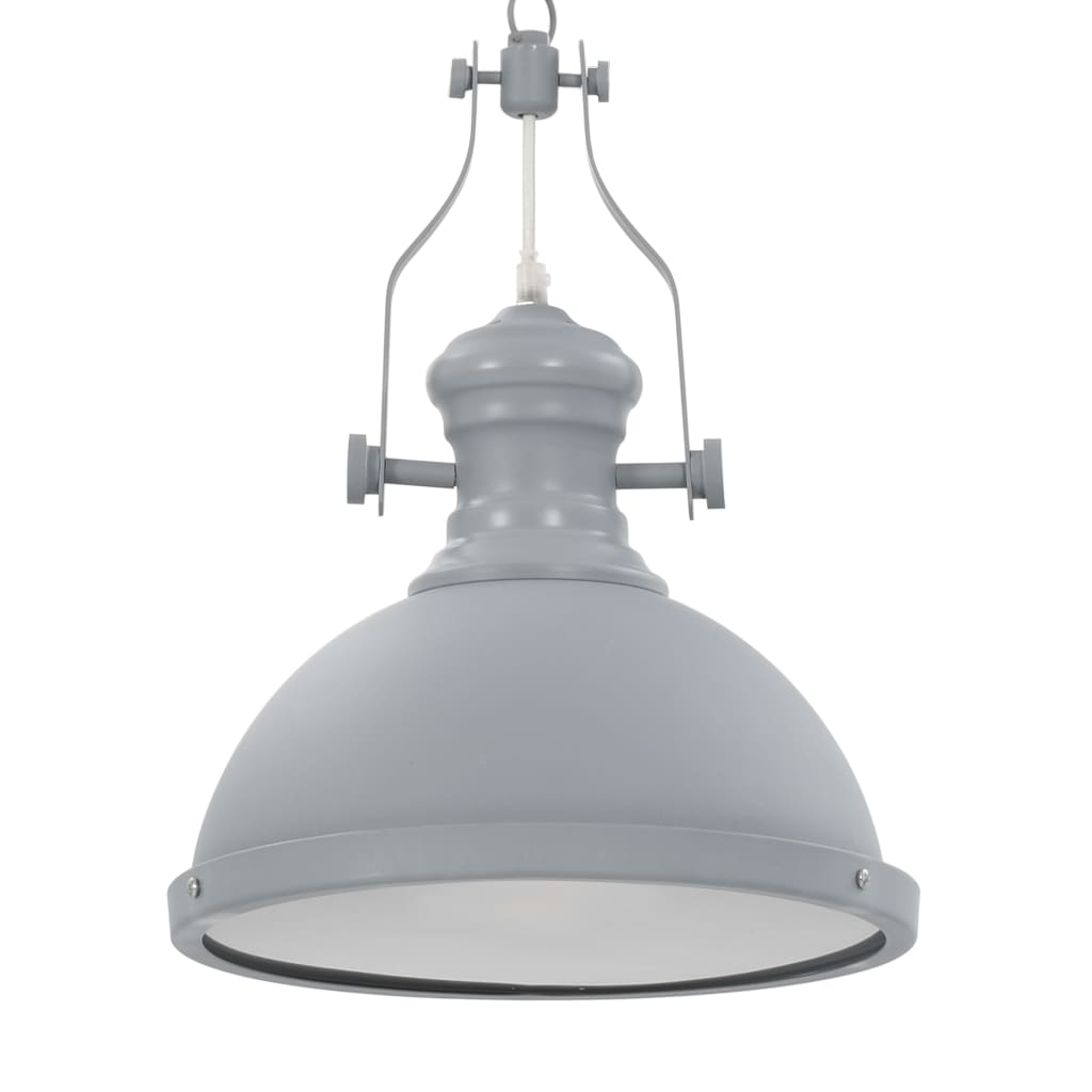 Lampe de plafond Vidaxl autour de E27 Gray