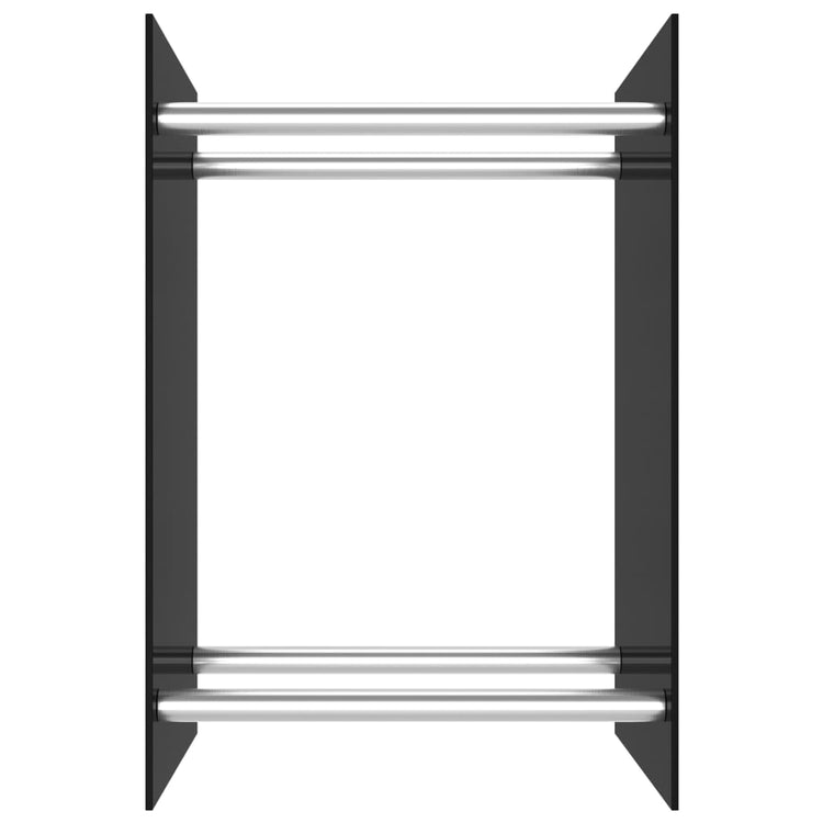 Violet de vidaxl 40x35x60 cm en verre noir