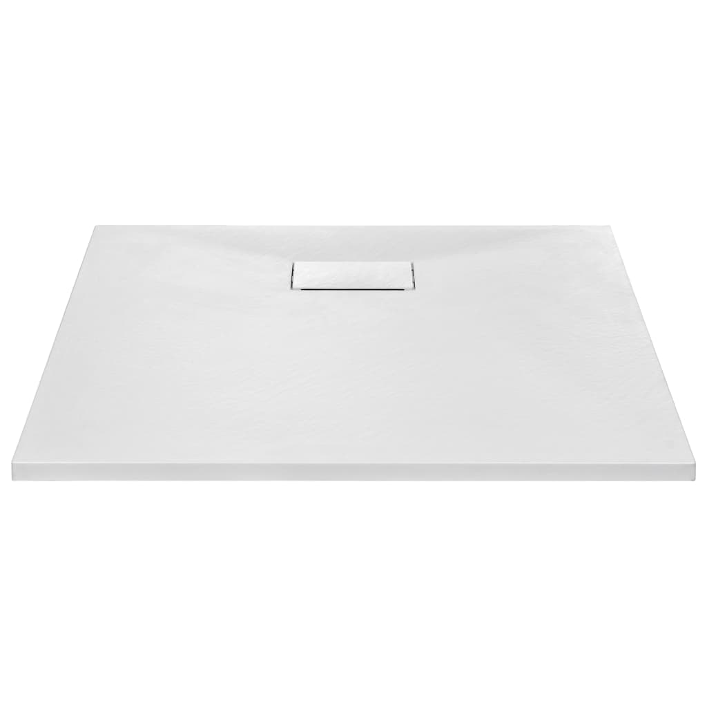 Bac de douche vidaxl 80x80 cm smc blanc