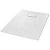 Bac de douche vidaxl 100x70 cm smc blanc