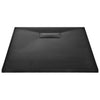 Bac de douche vidaxl 100x70 cm smc noir