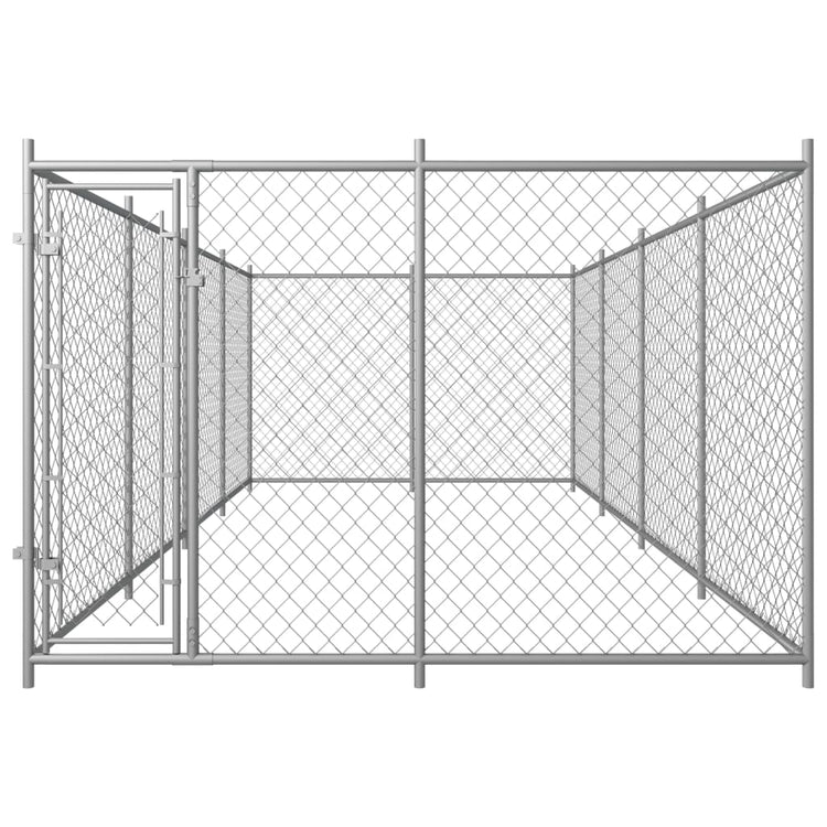 Vidaxl CHIn de chien pour l'extérieur de 7,6x3,8x1,9 m