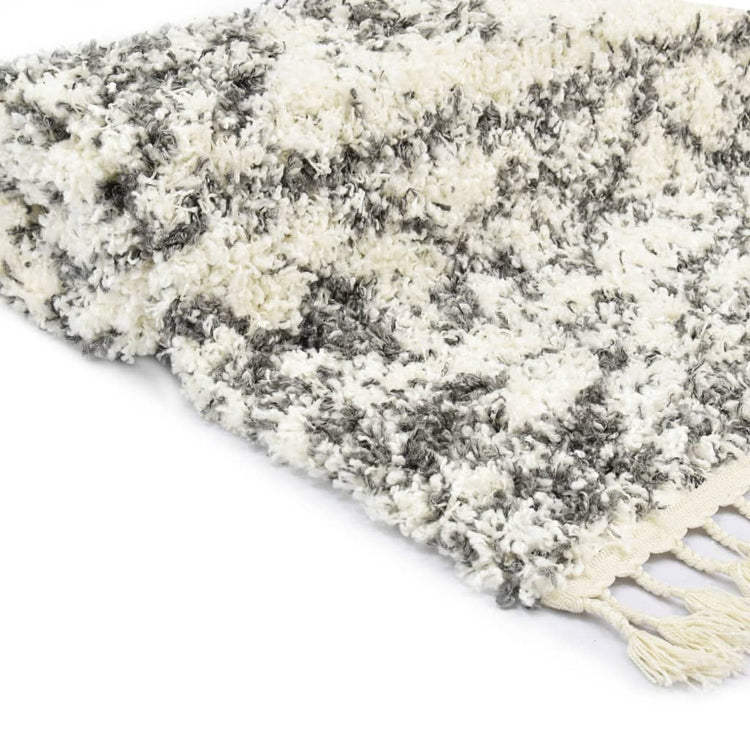 Vidaxl Carpet berbère Shaggy hautement pile 160x230 cm pp sable beige -colored