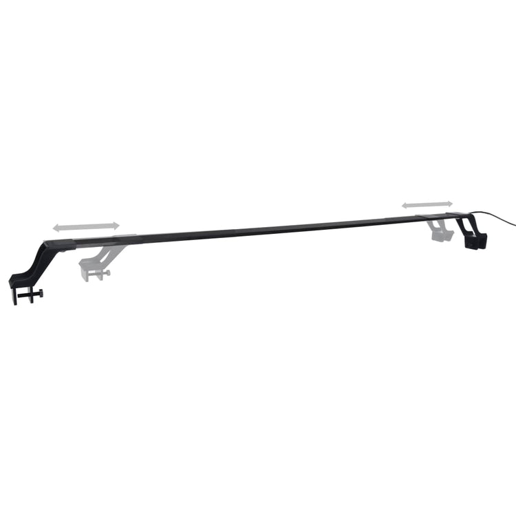 Lampe d'aquarium Vidaxl avec des pinces LED 115-130 cm bleu et blanc