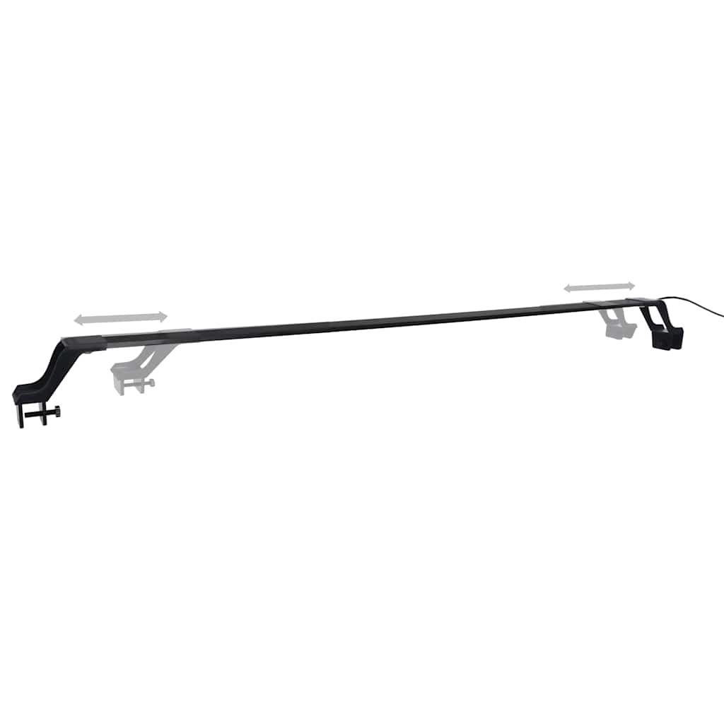 Lampe d'aquarium Vidaxl avec des pinces LED 115-130 cm bleu et blanc