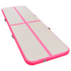 Mat de gymnastique Vidaxl avec pompe gonflable 300x100x10 cm PVC rose