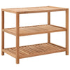 Rack de salle de bain Vidaxl 65x40x55 cm en bois massif massif