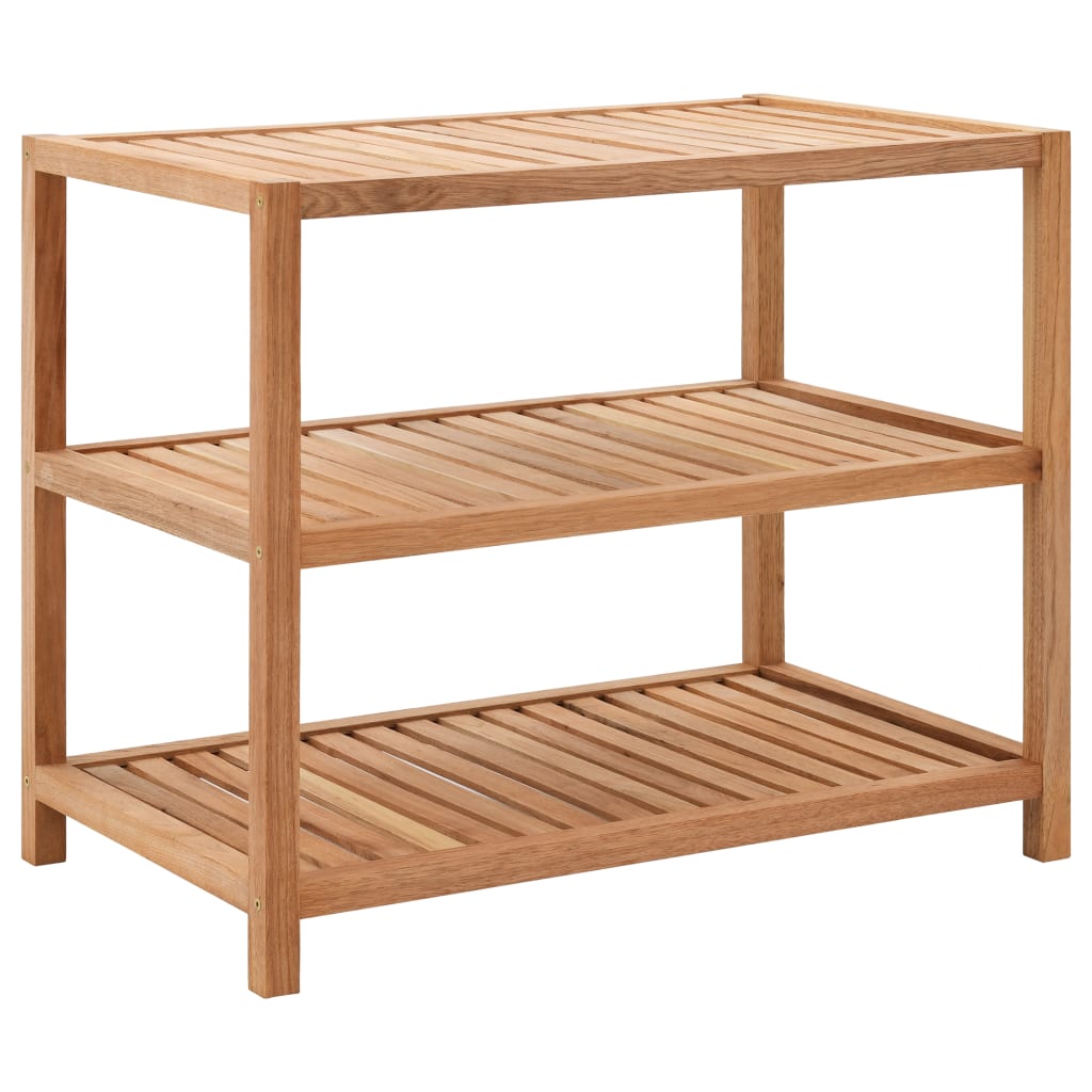 Rack de salle de bain Vidaxl 65x40x55 cm en bois massif massif