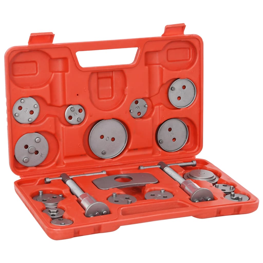Ensemble d'outils de retour de piston de frein à 18 pièces Vidaxl