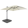 Parasol Vidaxl avec base portable, couleur sable