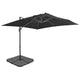 Parasol vidaxl avec base portable d'anthracite