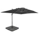 Parasol Vidaxl avec base portable, anthracite