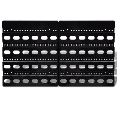 Rack de rangement Vidaxl 30 pièces pour le mur bleu et rouge
