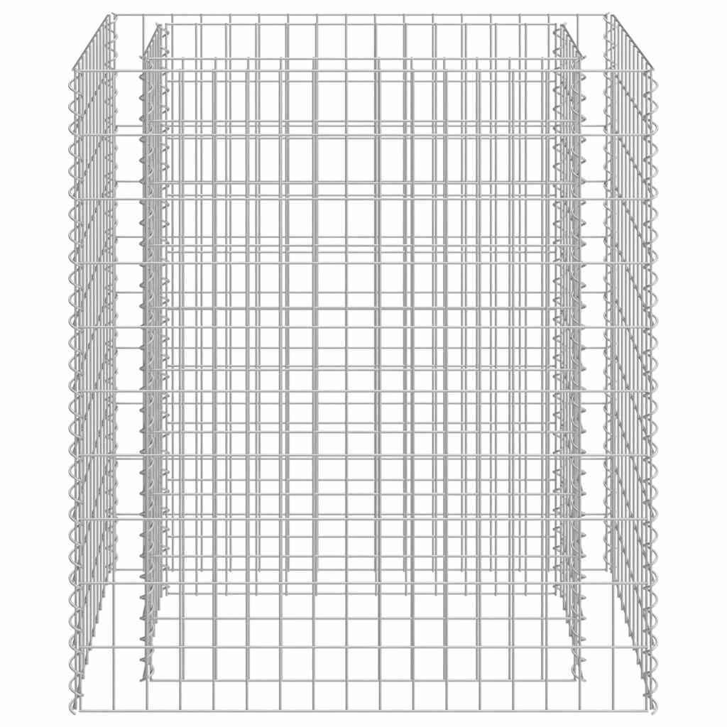 Le planteur Vidaxl Gabion a augmenté de 90x50x100 cm en acier galvanisé
