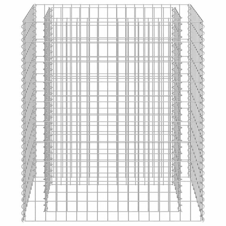 Le planteur Vidaxl Gabion a augmenté de 90x50x100 cm en acier galvanisé