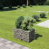 Vidaxl Gabion Planning Boîte augmentée de 90x50x50 cm en acier galvanisé