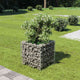 Vidaxl Gabion Planter surélevé 50x50x50 cm en acier galvanisé