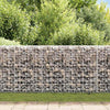 Mur de schanskorf Vidaxl avec les couvercles 200x20x85 cm en acier galvanisé