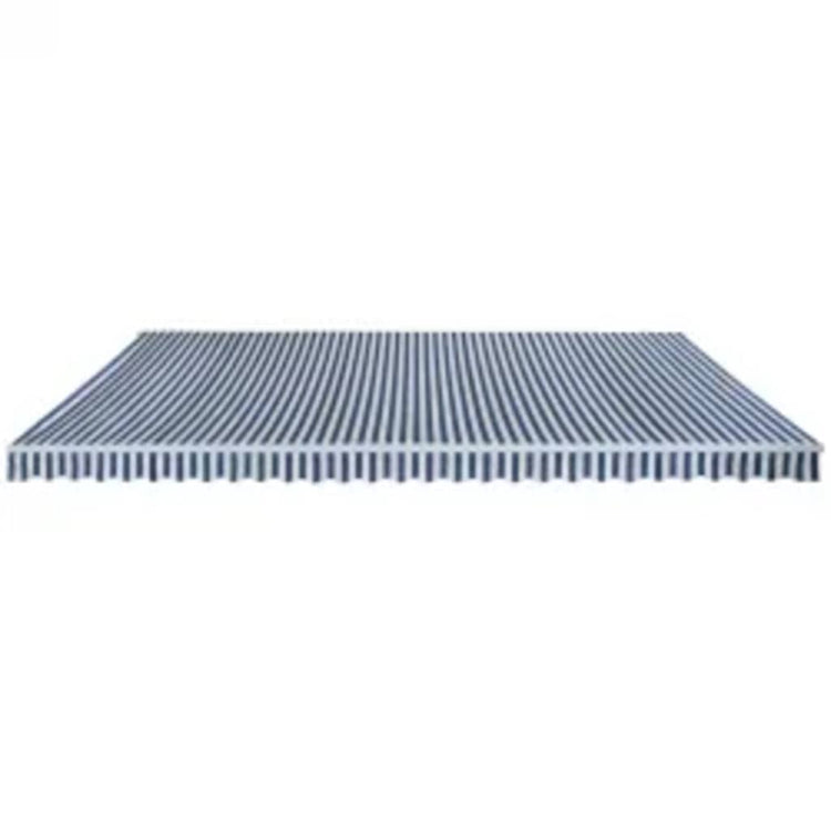Vidaxl Luifel étend manuellement 600 cm blanc bleu